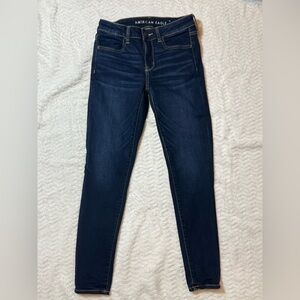 American Eagle Outfitters Dark Indigo Skinny Jeans. Size 6